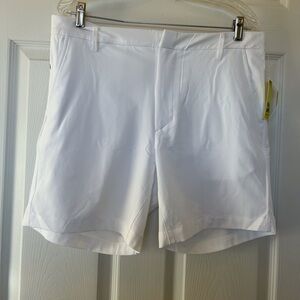 All In Motion Men’s 7” Golf Shorts White 36  NWT